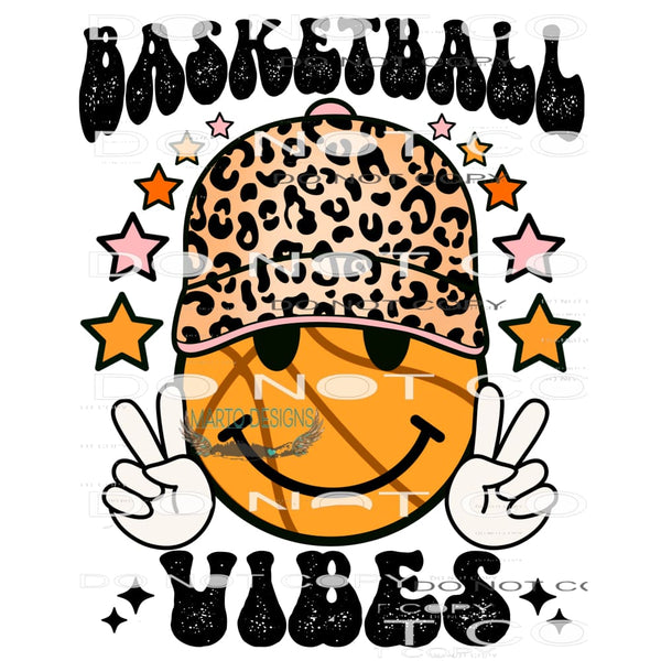 Basketball Vibes #9356 Sublimation transfers - Heat Transfer