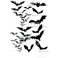 Bat Sheet # 1070 Sublimation transfers - Heat Transfer