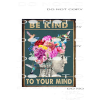 be Kind 1 Sublimation transfers - Heat Transfer Graphic Tee