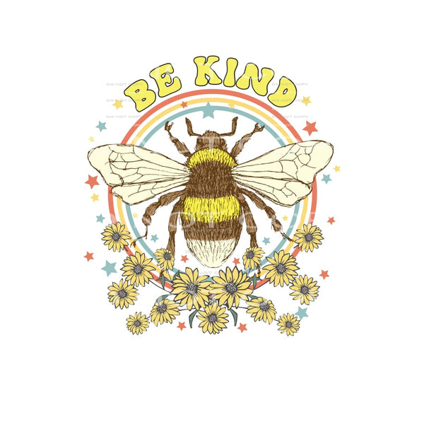 Be Kind #4796 Sublimation transfers - Heat Transfer Graphic
