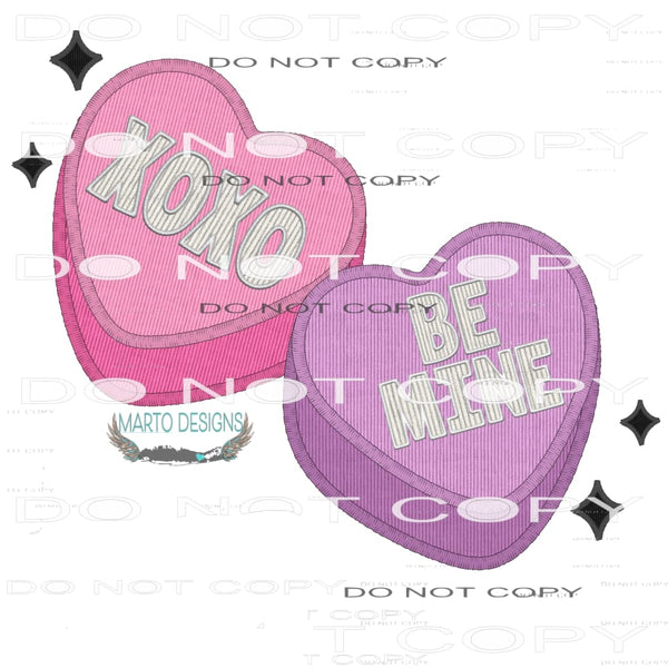 Be Mine #8576 Sublimation transfers - Heat Transfer Graphic