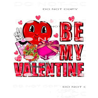 Be My Valentine #8747 Sublimation transfers - Heat Transfer