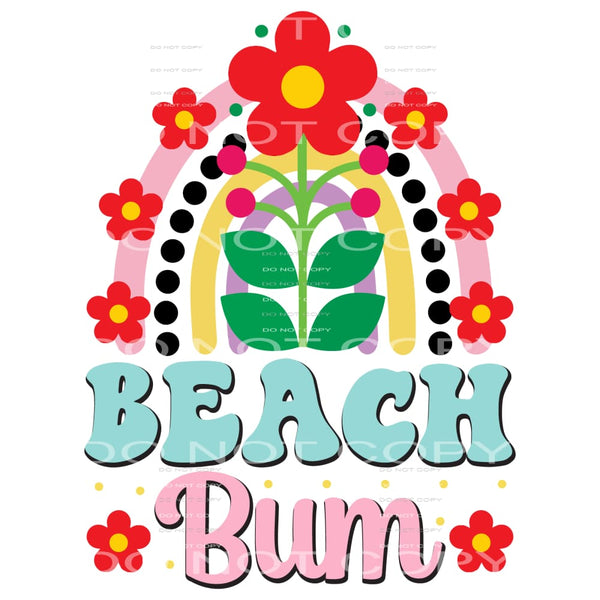 Beach Bum #5561 Sublimation transfers - Heat Transfer