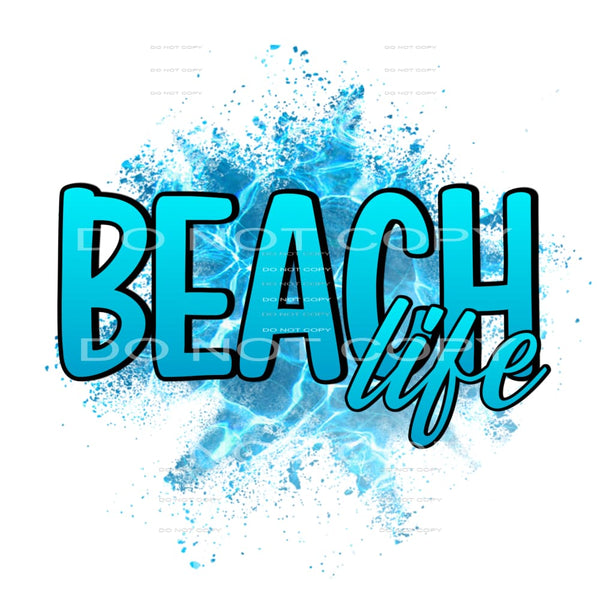Beach life # 881 - Heat Transfer Graphic Tee - women’s