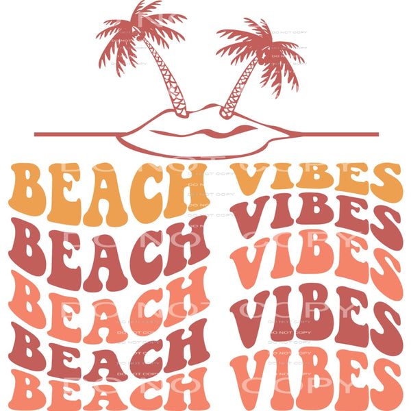 Beach vibes # 224 Sublimation transfers - Heat Transfer