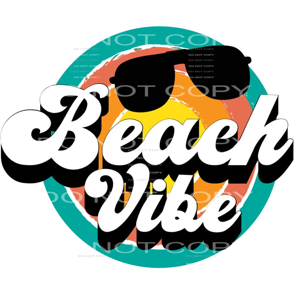 Beach Vibes #5248 Sublimation transfers - Heat Transfer
