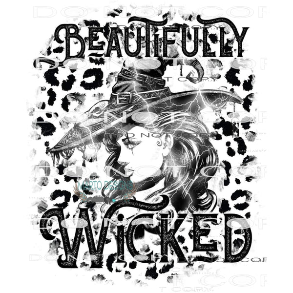 Beautifully Wicked #6255 Sublimation transfers - Heat