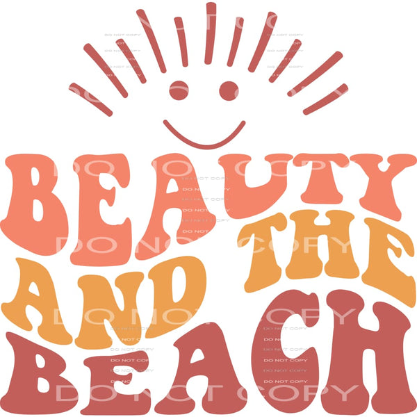 Beauty and the beach # 212 Sublimation transfers - Heat