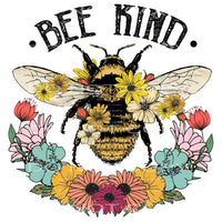 Bee Kind #4628 Sublimation transfers - Heat Transfer Graphic