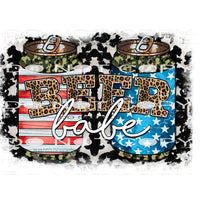 Beer Babe #10801 Sublimation transfers - Heat Transfer