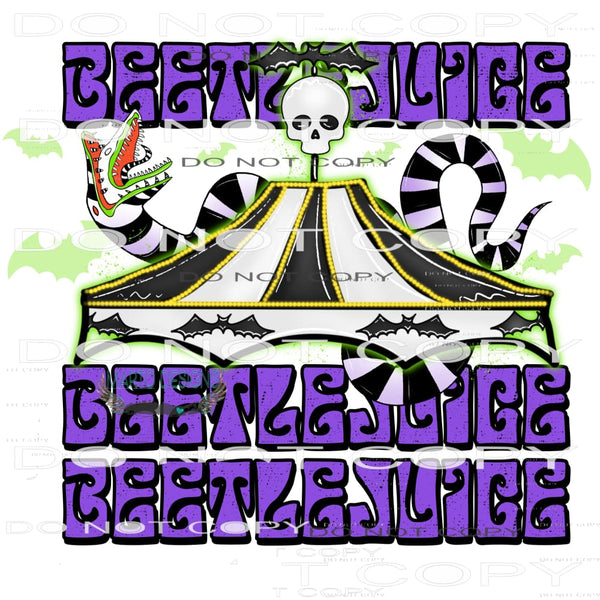 Beetlejuice Beetlejuice Beetlejuice #6065 Sublimation