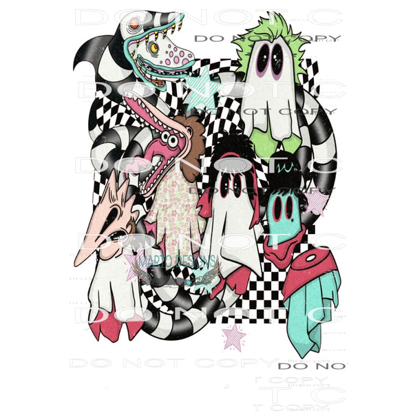 Beetlejuice #6587 Sublimation transfers - Heat Transfer
