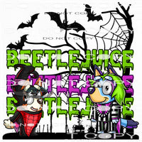 Beetlejuice #7601 Sublimation transfers - Heat Transfer