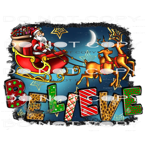 Believe #7193 Sublimation transfers - Heat Transfer Graphic