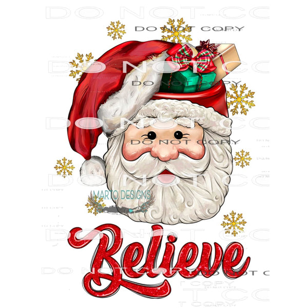 Believe #8619 Sublimation transfers - Heat Transfer Graphic
