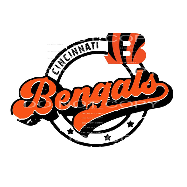 Bengals # 89949 Sublimation transfers - Heat Transfer