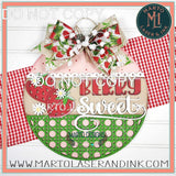 Berry Sweet # 021 Wood Laser Blank | DIY Craft Cutout