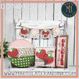 Berry Tier Tray set # 022 Wood Laser Blank | DIY Craft