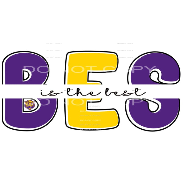 BES is the Best custom school # 88839 Sublimation transfers