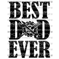 Best Dad Ever Mechanic Sublimation transfers Heat Transfer