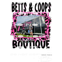 betts and coops custom Sublimation transfers - Heat