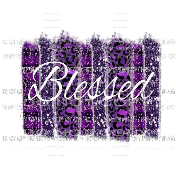 Blessed Paint Palette 1 Sublimation transfers Heat Transfer
