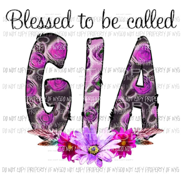 Blessed to be a GIA Sublimation transfers Heat Transfer