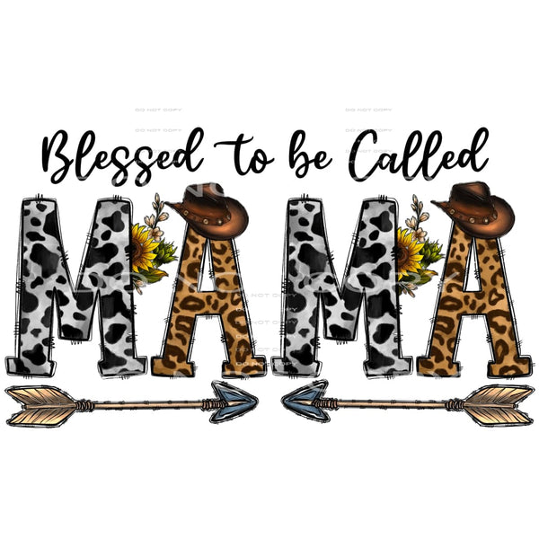 Blessed to be called mama # 696 Sublimation transfers - Heat
