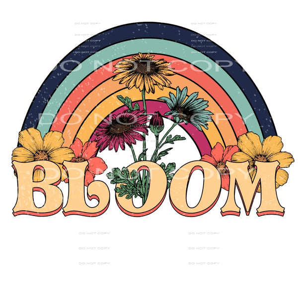 Bloom #4664 Sublimation transfers - Heat Transfer Graphic