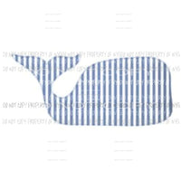 blue strip whale Sublimation transfers Heat Transfer