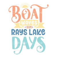 Boat waves sun # 242 Sublimation transfers - Heat Transfer