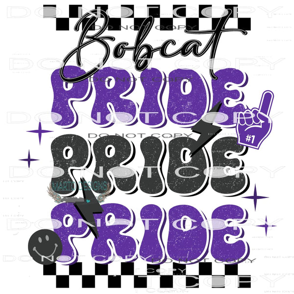 Bobcat Pride #10311 Sublimation transfers - Heat Transfer