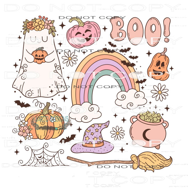 Boo #7047 Sublimation transfers - Heat Transfer Graphic Tee