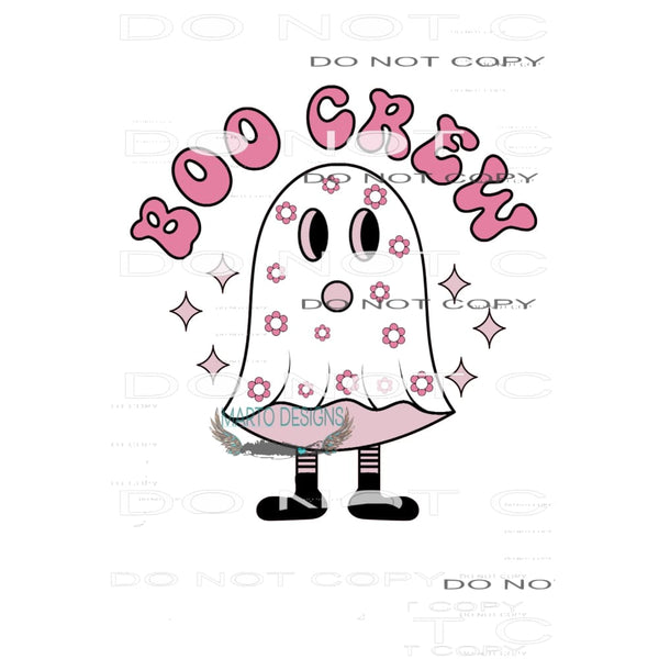 Boo Crew #6469 Sublimation transfers - Heat Transfer Graphic