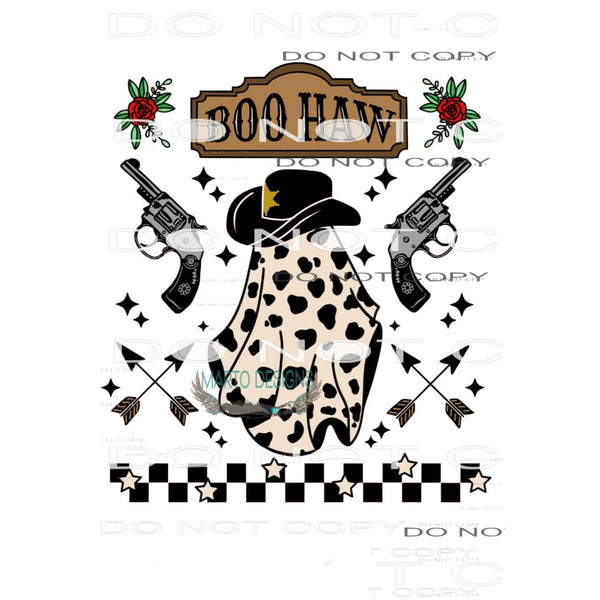 Boo Haw #6331 Sublimation transfers - Heat Transfer Graphic