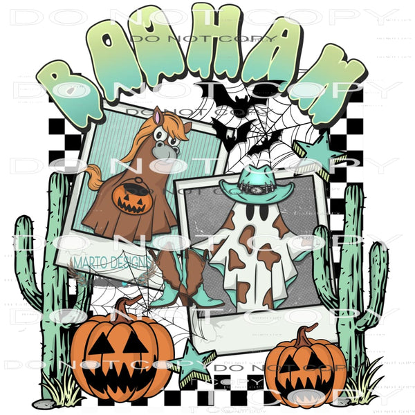 Boo Haw #6652 Sublimation transfers - Heat Transfer Graphic