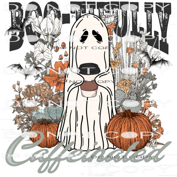 Boo-tifully Caffinated#6714 Sublimation transfers - Heat