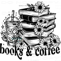 Books And Coffee #8857 Sublimation transfers - Heat Transfer