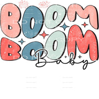 Boom Boom Baby #4979 Sublimation transfers - Heat Transfer