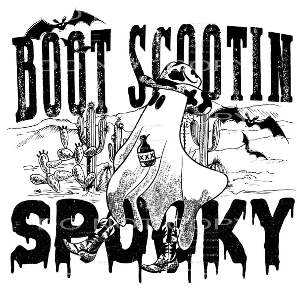 Boot Scootin Spooky #6060 Sublimation transfers - Heat