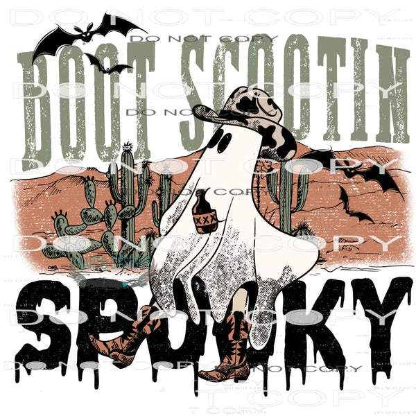 Boot Scootin Spooky #6091 Sublimation transfers - Heat