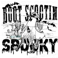 Boot Scootin Spooky #6093 Sublimation transfers - Heat