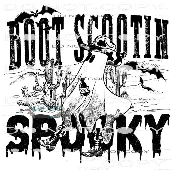 Boot Scootin Spooky #6093 Sublimation transfers - Heat