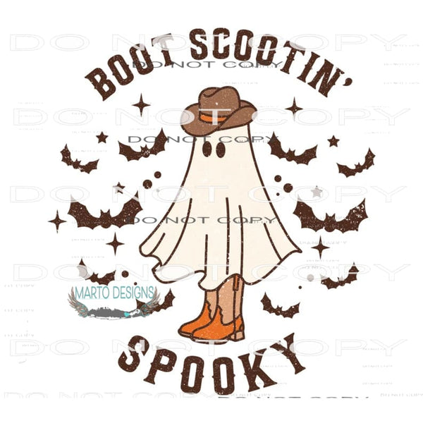 Boot Scootin Spooky #6467 Sublimation transfers - Heat