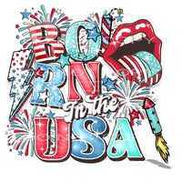 Born in the USA America # 99221 Sublimation transfers - Heat