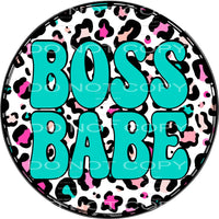 Boss babe # 802 Sublimation transfers - Heat Transfer