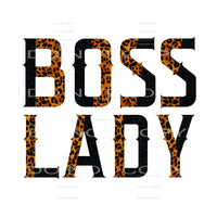 Boss lady leopard # 634 Sublimation transfers - Heat