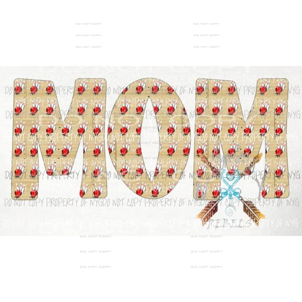 Bowling MOM sublimation transfer comes with cap size Heat Transfer