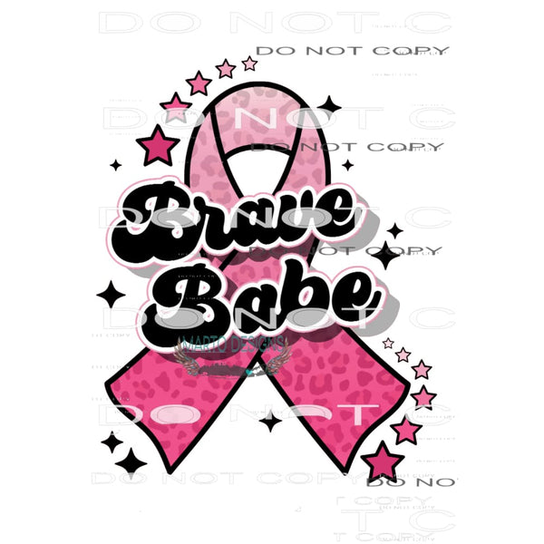 Brave Babe #6664 Sublimation transfers - Heat Transfer