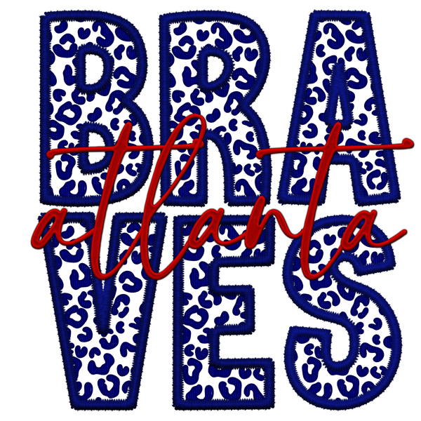 Braves Atlanta #7851 Sublimation transfers - Heat Transfer